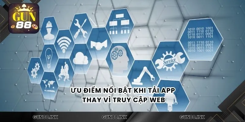 Ưu điểm nổi bật khi tải app thay vì truy cập web